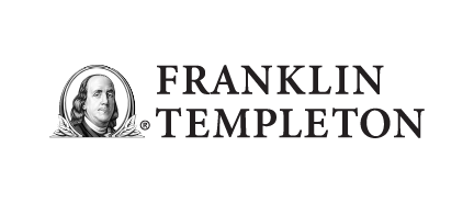 A logo for Franklin Templeton, who is a sponsor for the Milken Institute's Global Conference 2024.