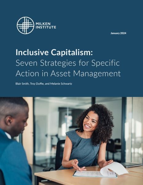 Inclusive Capitalism: Seven Strategies for Specific Action in Asset Management