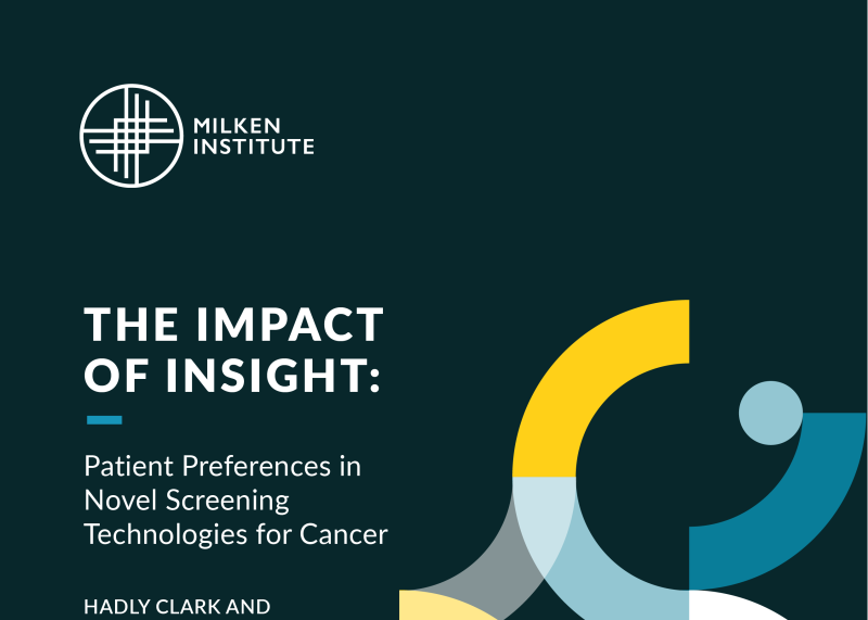 The Impact of Insight: Patient Preferences in Novel Screening Technologies for Cancer