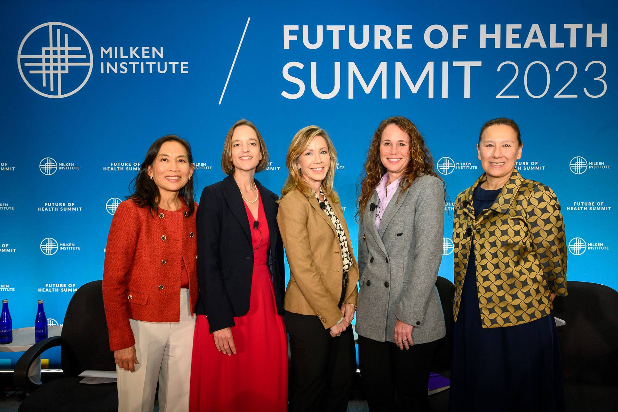 Diane Ty, Milken Institute; Amy Kelley, National Institutes of Health; Helen Lamont, US Department of Health and Human Services; Joanne Pike, Alzheimer’s Association; and Elizabeth Fowler, Centers for Medicare and Medicaid Services