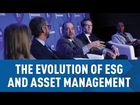 The Evolution of ESG and Asset Management