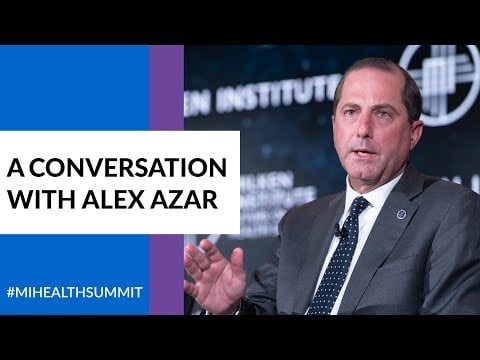 Tuesday Lunch With Alex Azar, Secretary, US Department of Health and Human Services