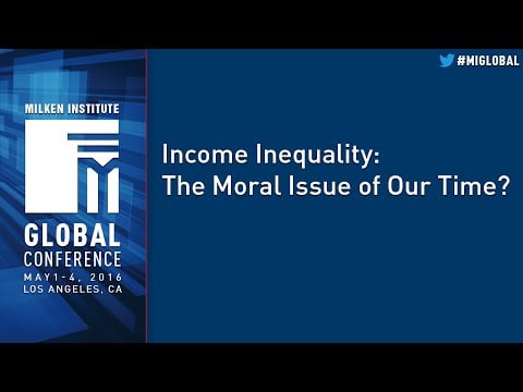 Income Inequality: The Moral Issue of Our Time?