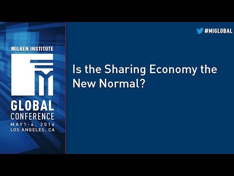 Is the Sharing Economy the New Normal?