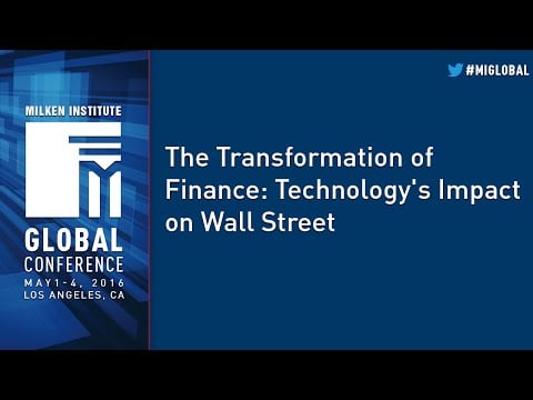 The Transformation of Finance: Technology's Impact on Wall Street