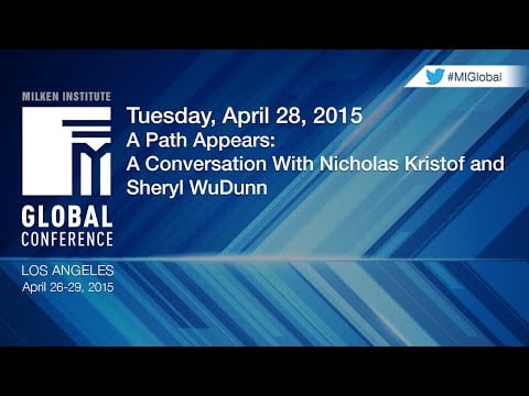 A Path Appears: A Conversation With Nicholas Kristof and Sheryl WuDunn