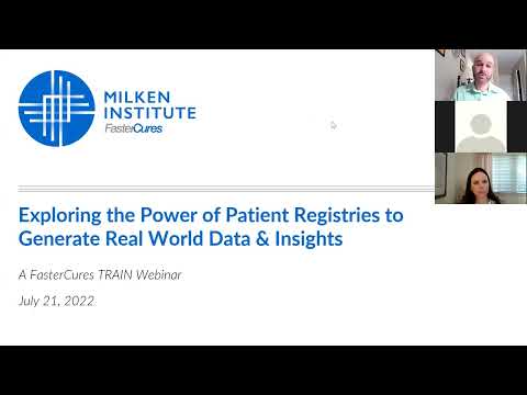 Exploring the Power of Patient Registries to Generate Real World Data and Insights