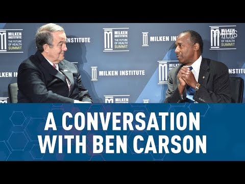 A Conversation with Ben Carson, Secretary, U.S. Department of Housing and Urban Development
