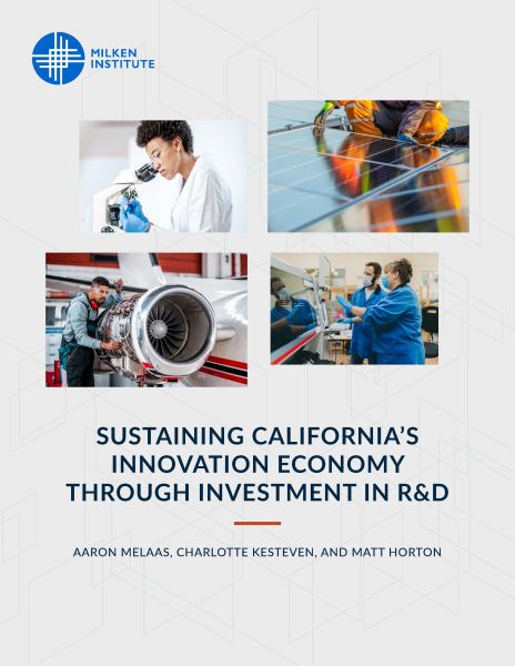 Sustaining California's Innovation Economy Through Investment in R&D