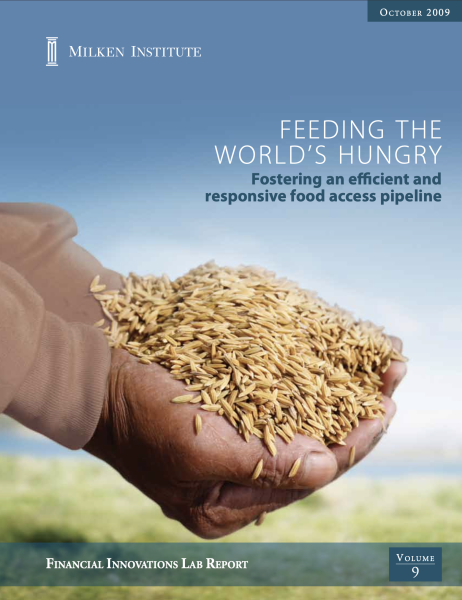 Feeding the World's Hungry: Fostering an efficient and responsive food access pipeline