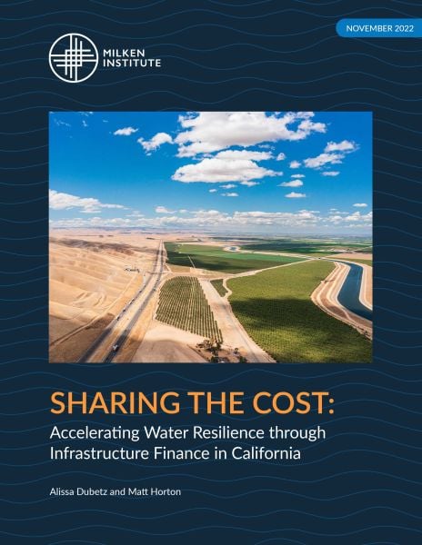 Sharing the Cost: Accelerating Water Resilience through Infrastructure Finance in California
