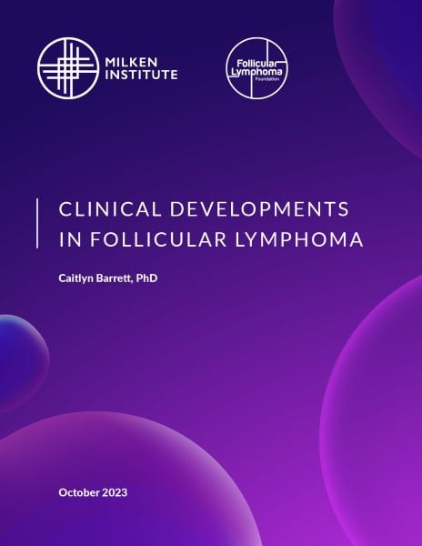 Clinical Developments in Follicular Lymphoma report cover