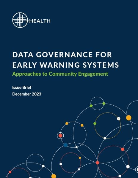 Data Governance for Early Warning Systems report cover