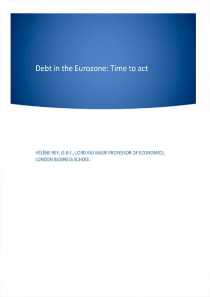 Debt in the Eurozone: Time to Act