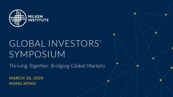 Part 1: Global Overview: Bridging Capital Markets