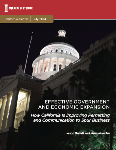 Effective Government and Economic Expansion: How California Is Improving Permitting and Communication to Spur Business