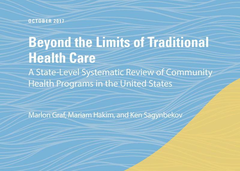  Beyond the Limits of Traditional Health Care: A State-Level Systematic Review of Community Health Programs in the United States