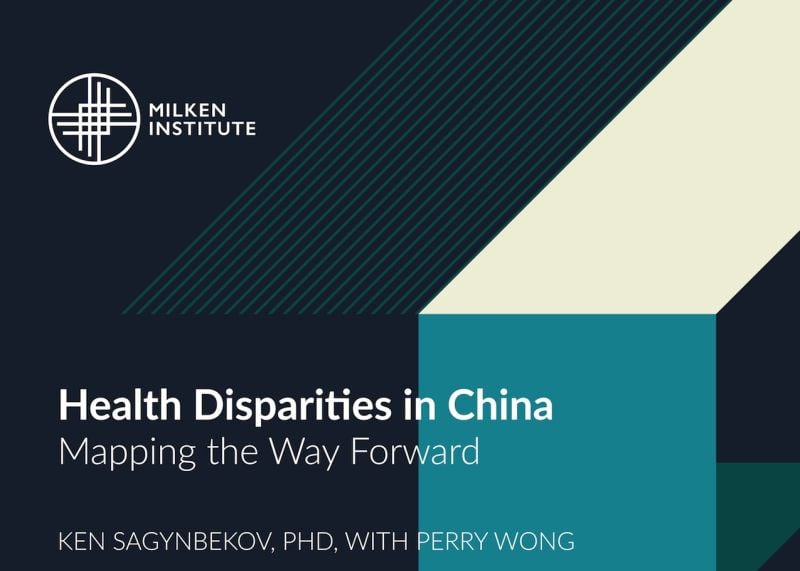 Health Disparities in China: Mapping the Way Forward