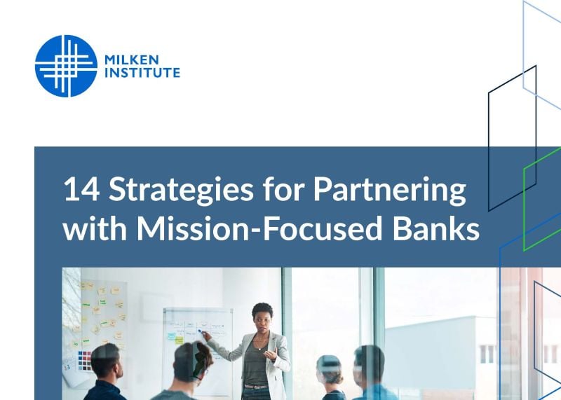 14 Strategies for Partnering with Mission-Focused Banks