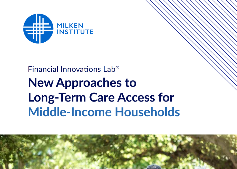 New Approaches to Long-Term Care Access for Middle-Income Households