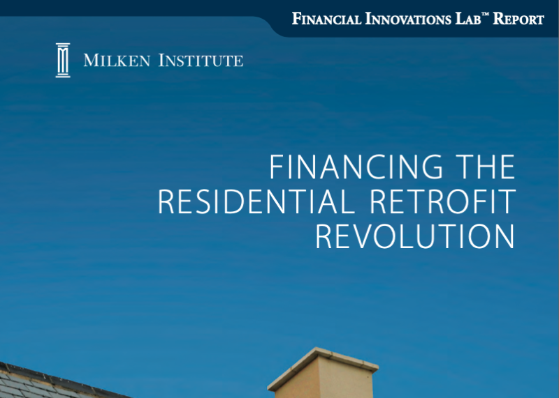 Financing the Residential RetRoFit Revolution