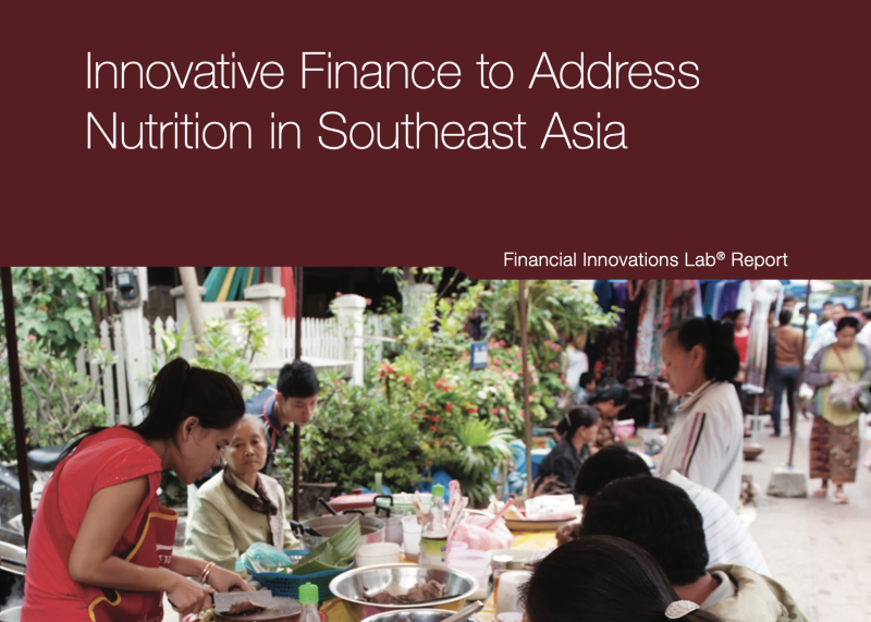  Innovative Finance to Address Nutrition in Southeast Asia