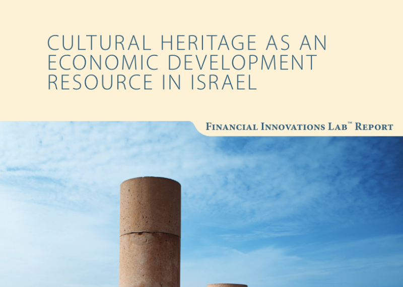Cultural Heritage as an Economic Resource in Israel