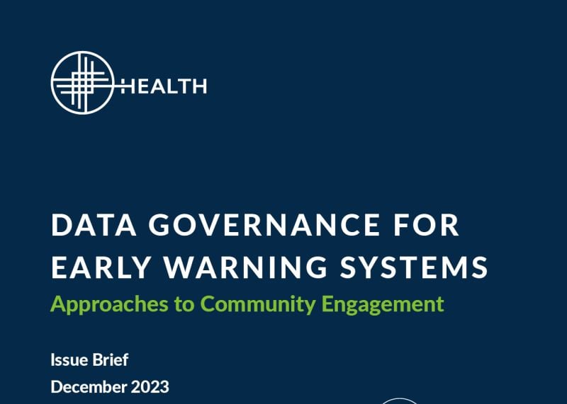 Data Governance for Early Warning Systems