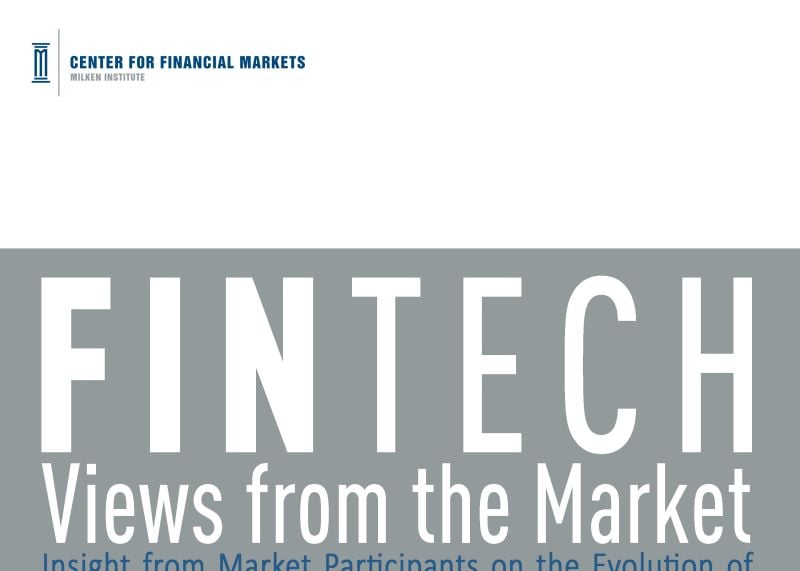 FinTech: Views from the Market