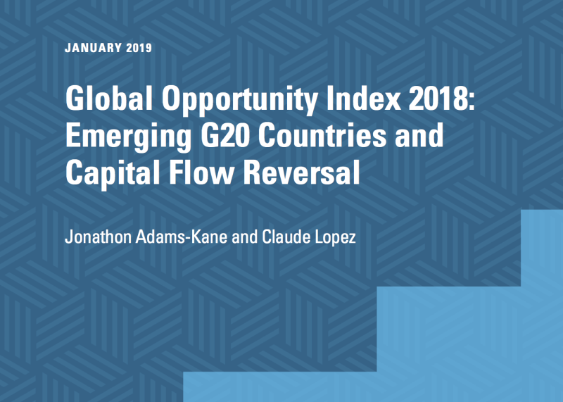 Global Opportunity Index 2018: Emerging G20 Countries and Capital Flow Reversal