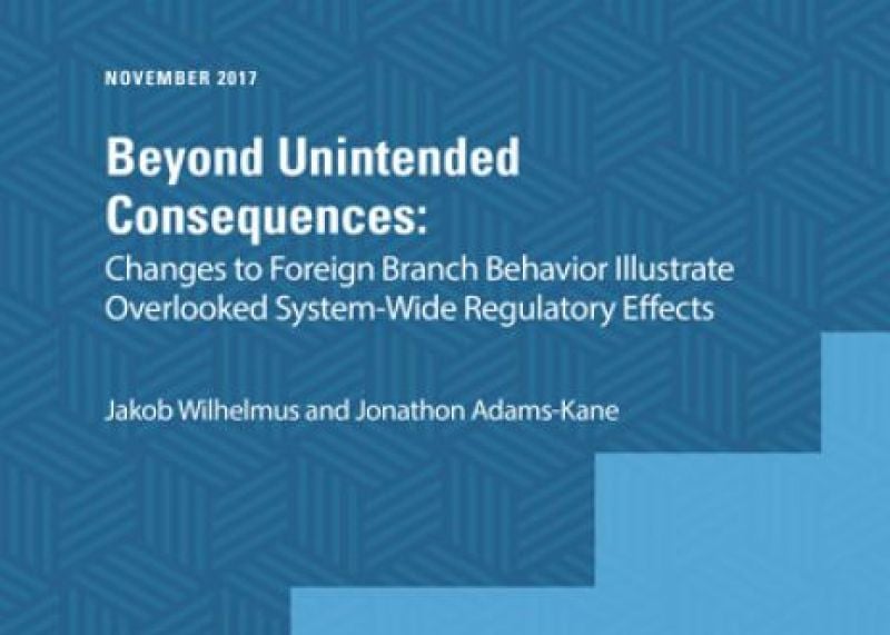 Beyond Unintended Consequences: Changes to Foreign Branch Behavior Illustrate Overlooked System-Wide Regulatory Effects
