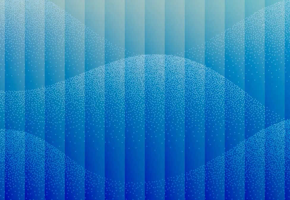 A light blue pattern of vertical lines with horizontal waves behind them.